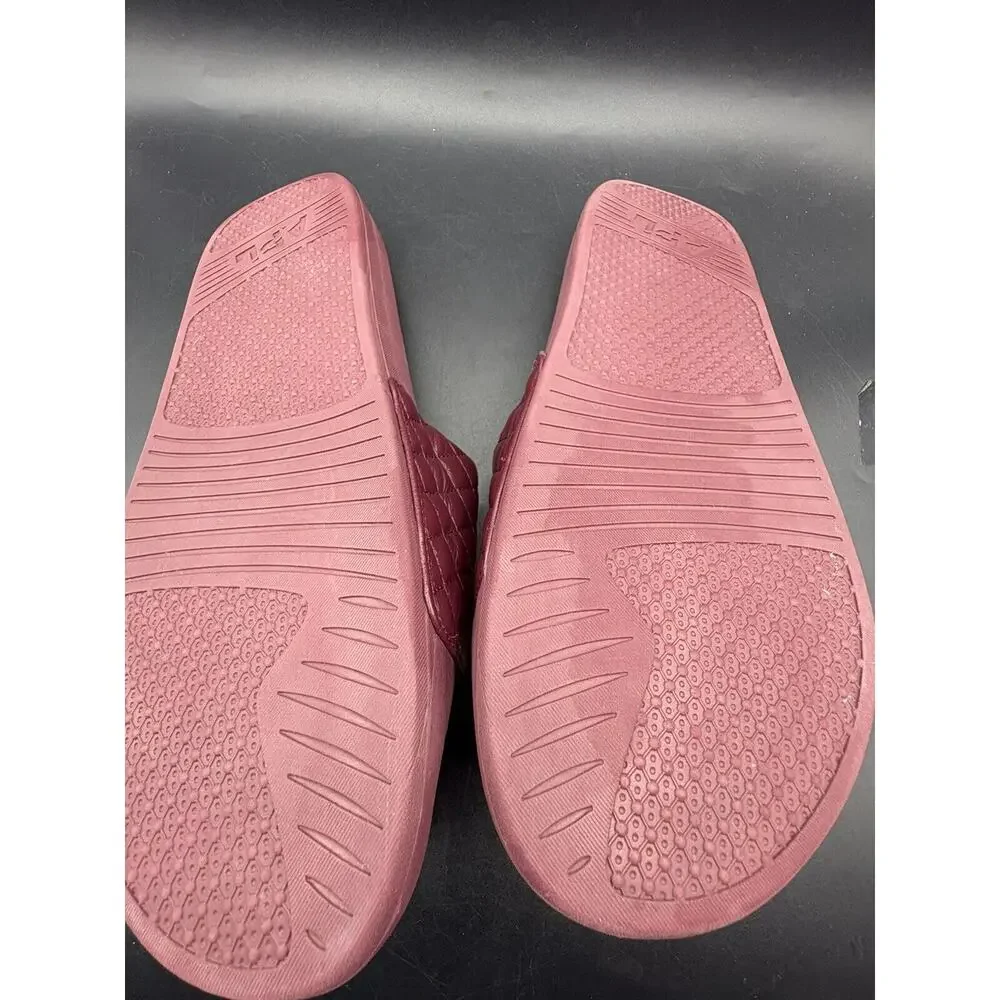 APL Lusso Quilted Leather Slide Sandal Men's Sz 13 Crimson